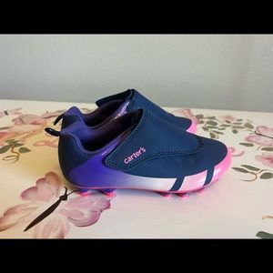 Carters girls cleats never worn size 12
